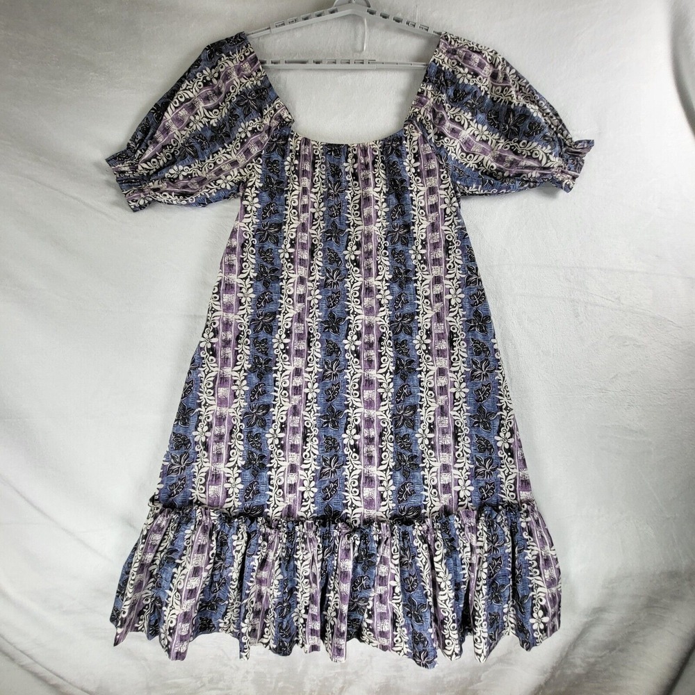 Vintage Reyn Spooner Mu’u Mu’u Maxi Dress Women oversize Hawaiian